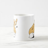 コーギーのお尻 コーヒーマグカップ (中央)