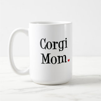 コーギーのお母さんのマグ コーヒーマグカップ