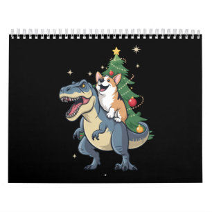 コーギーのクリスマス恐竜ツリー レックス ホリデー クリスマス カレンダー