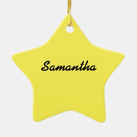 コーギーのコーギーは子犬の小犬の幸せなペンブロークウェールズの後をつけます セラミックオーナメント (裏面)