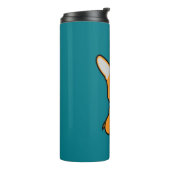 コーギーのコーギーは子犬の小犬の幸せなペンブロークウェールズの後をつけます タンブラー (回転左)