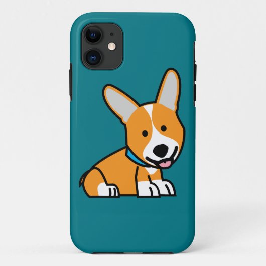 コーギーのコーギーは子犬の小犬の幸せなペンブロークウェールズの後をつけます Case-Mate iPhoneケース (裏面)