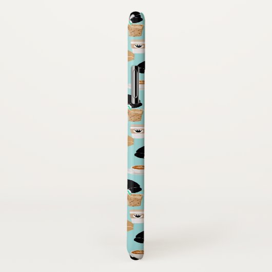 コーギーのコーヒーiPhoneの場合-カーディガンのコーギー Case-Mate iPhoneケース (裏面/右)