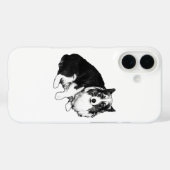 コーギーのストーリー ガード Case-Mate iPhoneケース (裏面 (横))