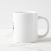 コーギーのハイキングアドベンチャー水彩マグ ジャンボコーヒーマグカップ (右)