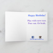 コーギーのバースデー・カード カード (内部)