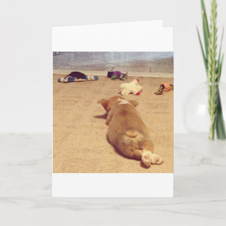 コーギーのバースデー・カード カード