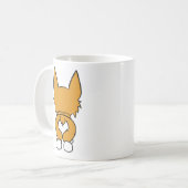 コーギーのマグ コーヒーマグカップ (正面左)