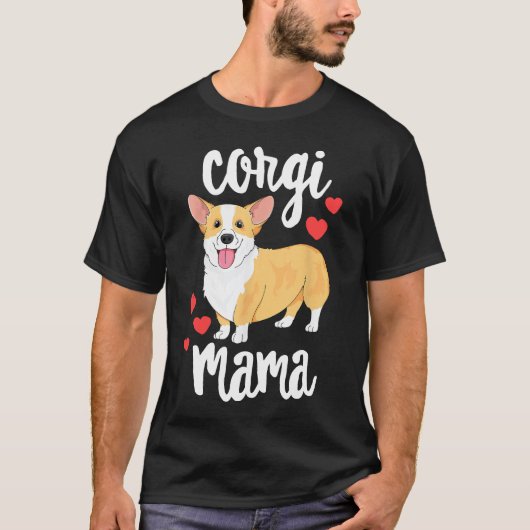 コーギーのママ1 Tシャツ (正面)