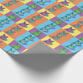 コーギーの包装紙 ラッピングペーパー (角)