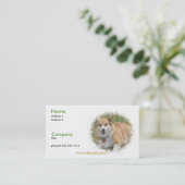 コーギーの名刺 名刺 (スタンド正面)