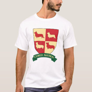 コーギーの国家の頂上のTシャツ Tシャツ