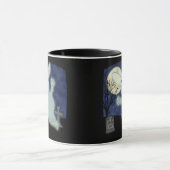 コーギーの墓地の幽霊のマグ マグカップ (中央)