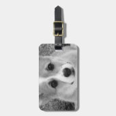 コーギーの子犬 ラゲッジタグ (正面縦)