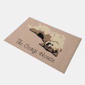 コーギーの家 ドアマット (アングル)