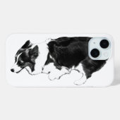 コーギーの歩み、スリムで可愛い Case-Mate iPhoneケース (裏面 (横))
