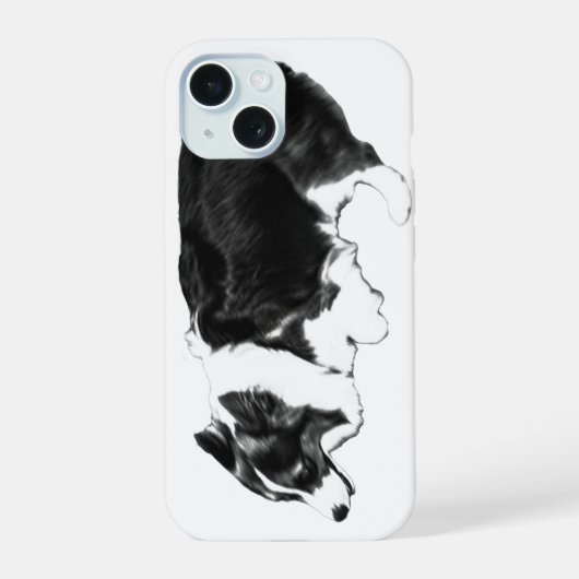 コーギーの歩み、スリムで可愛い iPhone 15ケース (裏面)