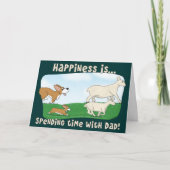 コーギーの父の日カード カード (正面)