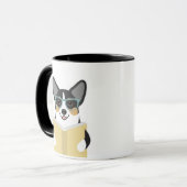 コーギーの犬マグカップ マグカップ (正面左)