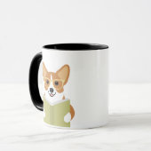 コーギーの犬マグカップ マグカップ (正面左)