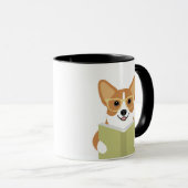 コーギーの犬マグカップ マグカップ (正面右)