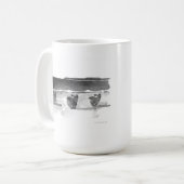 コーギーの至福#4のマグ コーヒーマグカップ (正面左)