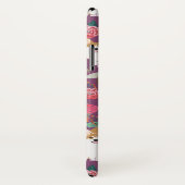 コーギーの花模様のiPhoneの場合-紫色 Case-Mate iPhoneケース (裏面/右)