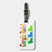 コーギーの規則 ラゲッジタグ (正面縦)