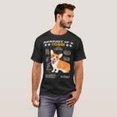 コーギーの解剖学 Tシャツ (正面フル)