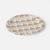 コーギーの誕生会 ペーパープレート (アングル)