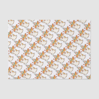 コーギーの誕生会 薄葉紙