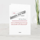 コーギーの誕生日 カード (裏面)