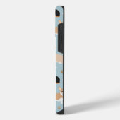 コーギーの足跡と骨 iPhoneケース (左側面)