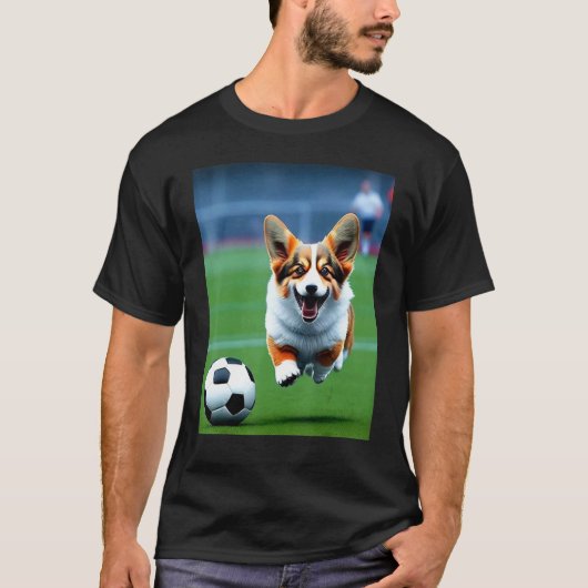 コーギーの部屋着 Tシャツ (正面)