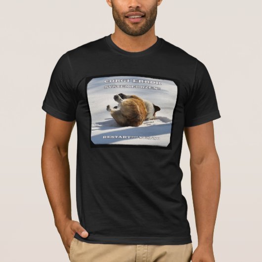 コーギーの間違い Tシャツ (正面)