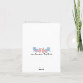 コーギーの雪 シーズンカード (裏面)