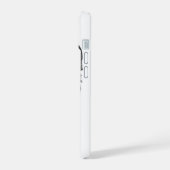 コーギーの顔 ディムシェード iPhone 15ケース (左側面)