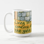 コーギーの""のゲートの開いた"規則的なマグ コーヒーマグカップ (左)