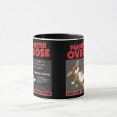 コーギーのPBの過量 マグカップ (中央)