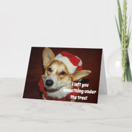 コーギークリスマスカード カード