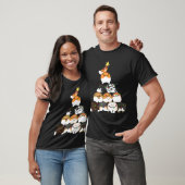 コーギークリスマスツリー Tシャツ (ユニセックス)