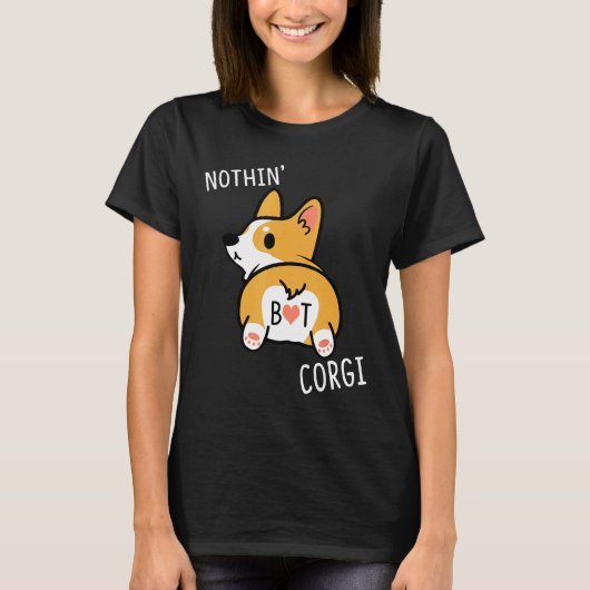 コーギーグッズ 服 犬 Tシャツ (正面)