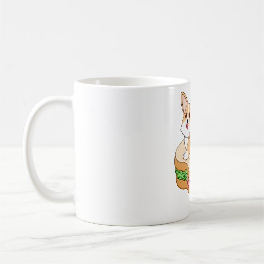 コーギーサンドイッチ  コーヒーマグカップ (左)