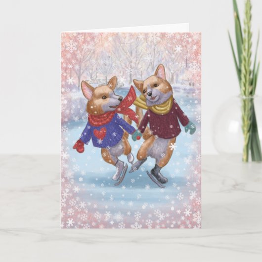 コーギースケートカード カード (正面)