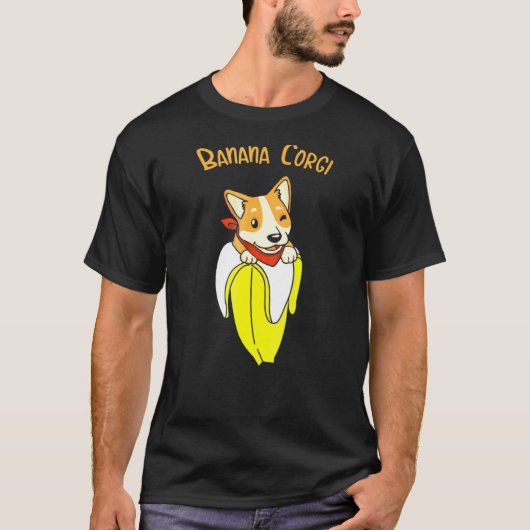 コーギーバナナコーギー Tシャツ (正面)