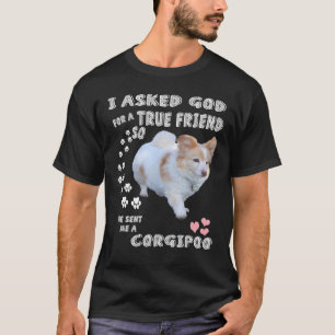 コーギープー コッカプー 母 コーギー プードル 父 コーギープー Tシャツ