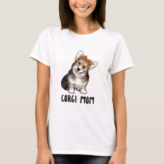 コーギーママTシャツ 母の日ギフト Tシャツ
