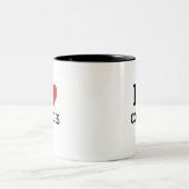 コーギー大好き - おしゃれなコーギー愛好家へのギフト ツートーンマグカップ (中央)