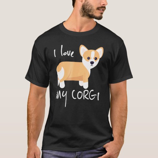 コーギー大好き コーギーTシャツ Tシャツ (正面)