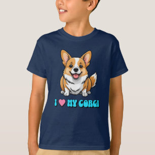 コーギー大好き Tシャツ